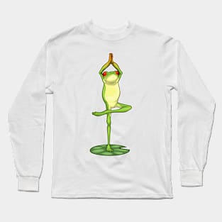 Frog Yoga Fitness Sports Long Sleeve T-Shirt